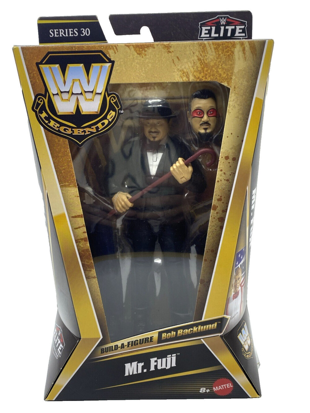 WWE Legends Series 30 Mr. Fuji Elite Figure Build-A-Figure Bob Backlund